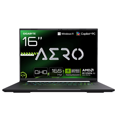 Gigabyte AERO X16 1VH-93EEC94AH | 16 " | IPS | QHD+ | 165 Hz | AMD Ryzen Al 7 | 350 | 16 GB | DDR5 | Solid-state drive capacity