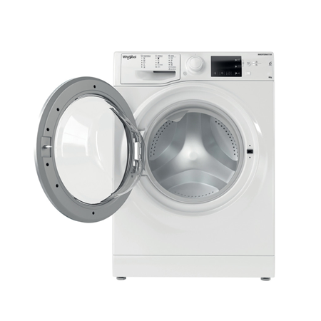 Whirlpool Washing machine | WRBSB 6249 W EU | Energy efficiency class C | Front loading | Washing capacity 6 kg | 1200 RPM | Dep