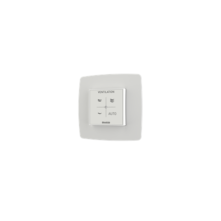 DUCO Humidity Room Sensor with Control RF/Wired, White