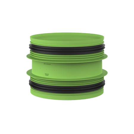 DUCO Connection Piece with Joint D160/D160 (M/M)