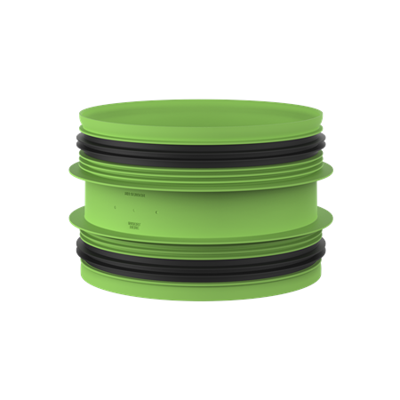 DUCO Connection Piece with Joint D180/D180 (M/M)