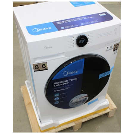 SALE OUT.  | Midea Washing Machine with Dryer | MF200D80WB/W-HR | Energy efficiency class A/E | Front loading | Washing capacity