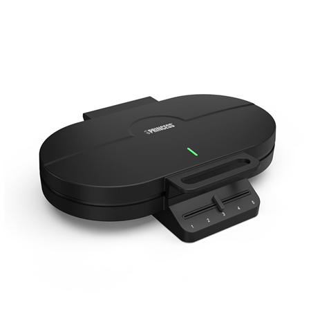 Princess Waffle Maker | 132384 | 1200 W | Number of pastry 10 | Heart shaped | Black