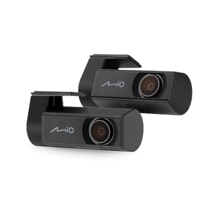 Mio MiVue R860WD, Dash Cam | GPS | Wi-Fi | Front and rear cams synchronized for recording with an unobstructed view; 11.26" IPS