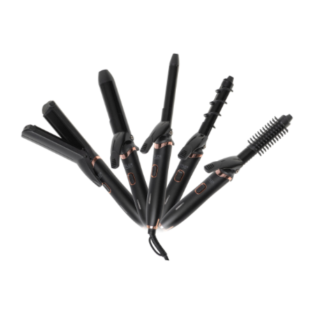 Adler Hair Styling Set 5-in-1 | AD 2028 | Ceramic heating system | 1200 W | Black