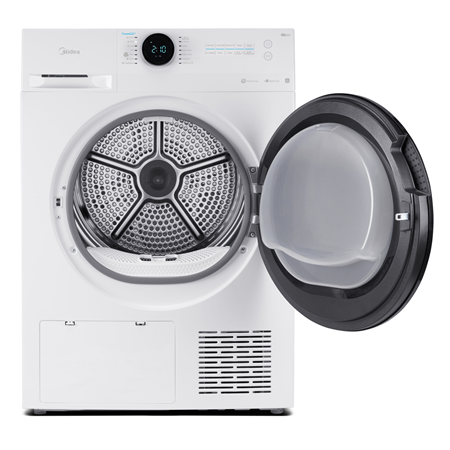 Midea | Dryer Machine | MD200H80BW/W-HR | Energy efficiency class C | Front loading | 8 kg | LED | Depth 60 cm | Wi-Fi | White