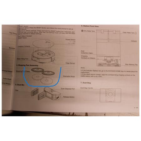 SALE OUT. Ecovacs DEEBOT T50 MAX PRO OMNI Vacuum cleaner, Robot, Wet&Dry, 18500Pa, TruEdge 2.0, ZeroTangle 2.0, YIKO GPT, Black