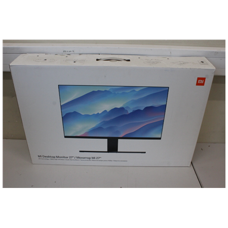 SALE OUT. Xiaomi Mi Desktop Monitor 27" EU, 1920×1080/16:9/6ms/VGA, HDM/Audio/DC/Black | SALE OUT. Xiaomi | Desktop Monitor | Mi