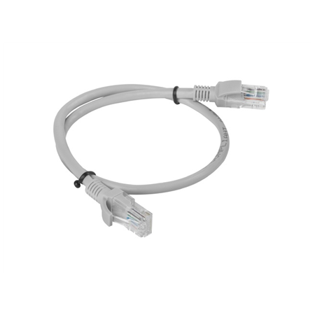 Lanberg | Patchcord CAT.6 UTP | PCU6-10CC-0050-S | 0.5 m | Grey