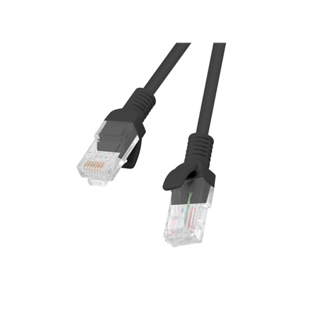 Lanberg | Patchcord CAT.6 UTP | PCU6-10CC-0050-BK | 0.5 m | Black