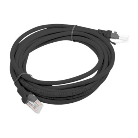 Lanberg | Patchcord CAT.6 UTP Fluke Passed | PCU6-10CC-0300-BK | 3 m | Black