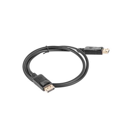 Lanberg DisplayPort Cable 19 Pin V1.2 4K, 1M | CA-DPDP-10CC-0010-BK | DisplayPort to DisplayPort