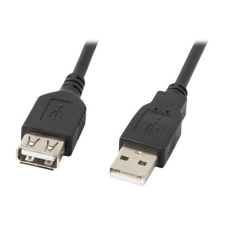 Lanberg Lanberg USB-A 2.0 Cable, 5 m | CA-USBE-10CC-0050-BK | USB Type-A to USB Type-A