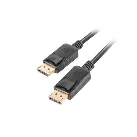 Lanberg DisplayPort Cable 19 Pin V1.2 4K | CA-DPDP-10CC-0005-BK | DisplayPort to DisplayPort