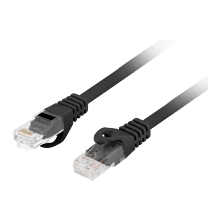 Lanberg | Patchcord Cat.6 UTP LSZH CU | PCU6-10CU-0200-BK | 2 m | Black