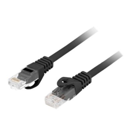 Lanberg | Patchcord Cat.6 UTP LSZH CU | PCU6-10CU-1000-BK | 10 m | Black