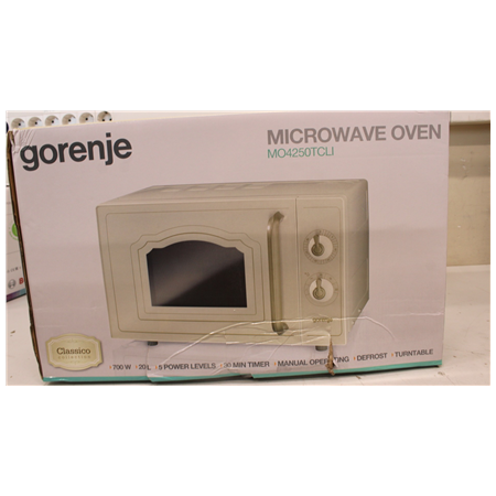SALE OUT.  | Gorenje Microwave oven | MO4250TCLI | Free standing | 700 W | Beige | DAMAGED PACKAGING