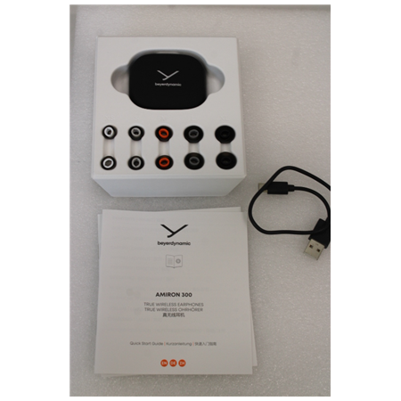 SALE OUT. Beyerdynamic AMIRON 300 TWS black TWS Earphones with charging case, eartips and USB cable | SALE OUT. Beyerdynamic Tru