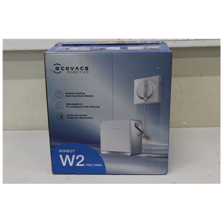 SALE OUT. Ecovacs WINBOT W2 PRO OMNI | Corded | 5500 Pa | White | USED, DIRTY
