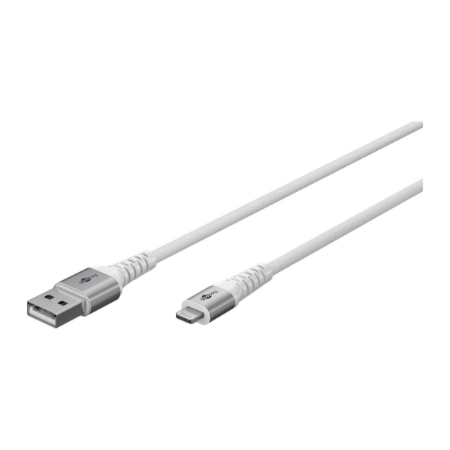 Goobay Lightning USB-A Supersoft Textile Cable with Metal Plugs | 74511