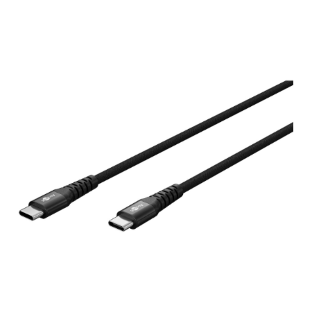 Goobay USB-C Supersoft Textile Cable with Metal Plugs | 73954