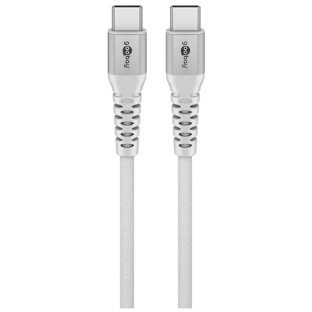 Goobay USB-C Supersoft Textile Cable with Metal Plugs | 70194