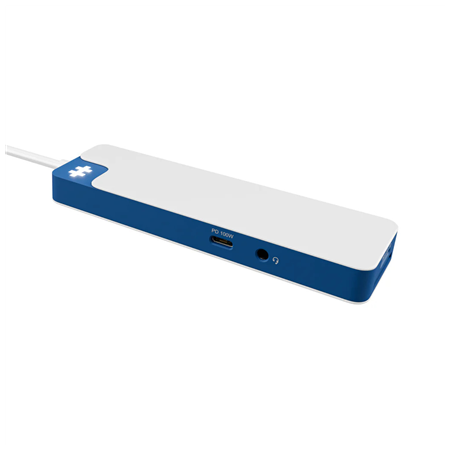 Hyper HyperDrive Flex 8 Port USB-C Hub, White/Blue | HD4102BUGL | HDMI ports quantity 1