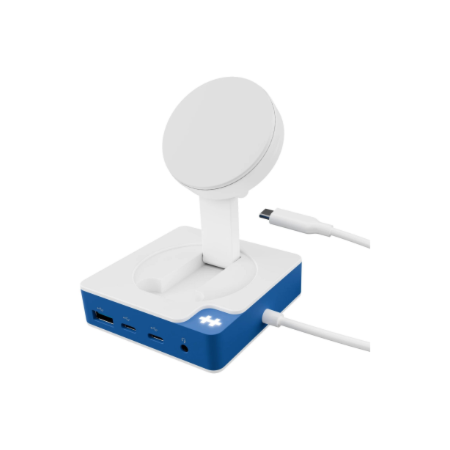 Hyper HyperDrive Flex MagCharge USB-C Hub, White/Blue | HD8100BUGL | HDMI ports quantity 1