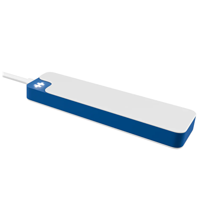 Hyper HyperDrive Flex 4 Port USB-C Combo Hub, White/Blue | HD5200BUGL