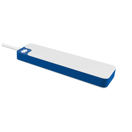 Hyper HyperDrive Flex 4 Port USB-C Hub, White/Blue | HD5201BUGL