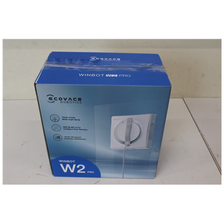 SALE OUT. Ecovacs Window Cleaning Robot | WINBOT W2 PRO | Corded | 2800 Pa | White | DAMAGED PACKAGING, USED, DIRTY, SCRATCHED,