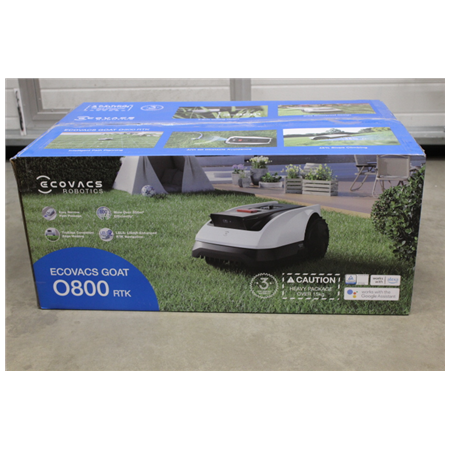 SALE OUT. Ecovacs | Lawn Mower 	GOAT O800 RTK | UNPACKED, WHITE SPOTS ON THE WHEEL