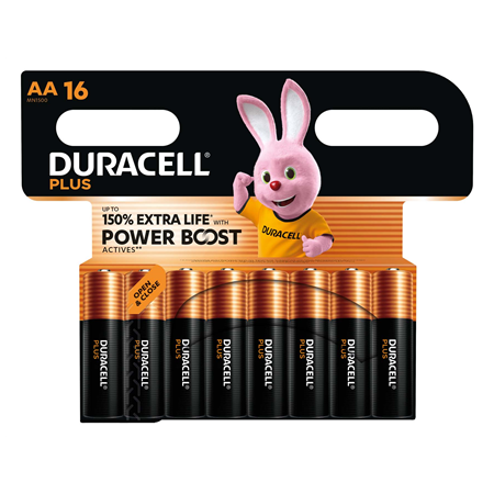 Duracell Plus Boost MN 1500 BL16 | AA