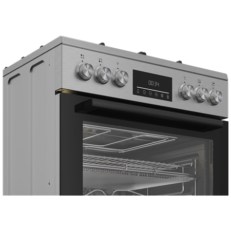 BEKO Cooker | FBMA61330GXDT | Hob type Gas | Oven type Electric | Stainless Steel | Width 60 cm | Grilling | LED | Depth 60 cm |