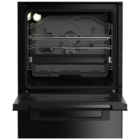 BEKO Cooker | FSM59305BDT | Hob type Induction | Oven type Electric | Black | Width 50 cm | Grilling | Depth 60 cm | 60 L