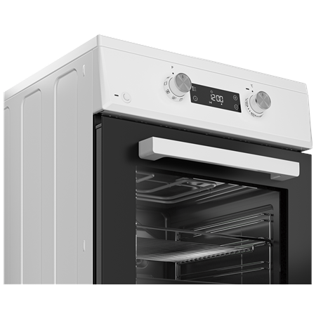 BEKO Cooker | FSM59305WDT | Hob type Induction | Oven type Electric | White | Width 50 cm | Grilling | Depth 60 cm | 60 L