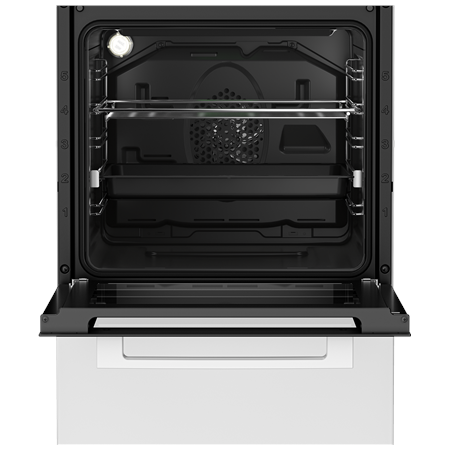BEKO Cooker | FSM59305WDT | Hob type Induction | Oven type Electric | White | Width 50 cm | Grilling | Depth 60 cm | 60 L