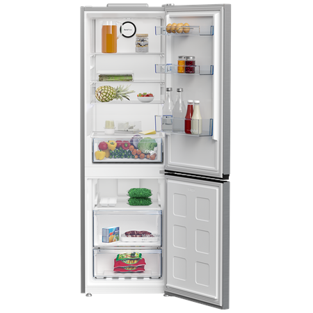 BEKO Refrigerator | B1RCNA364XB | Energy efficiency class E | Free standing | Combi | Height 186.5 cm | No Frost system | Fridge
