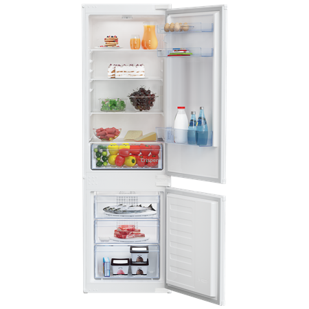 BEKO Refrigerator | BCHA275K41SN | Energy efficiency class E | Built-in | Combi | Height 177.5 cm | No Frost system | Fridge net