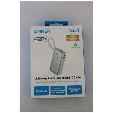 SALE OUT. Anker 545 Nano Power Bank | A1259G61 | 10000 mAh | Green | UNPACKED, SCRATCHED ON TOP