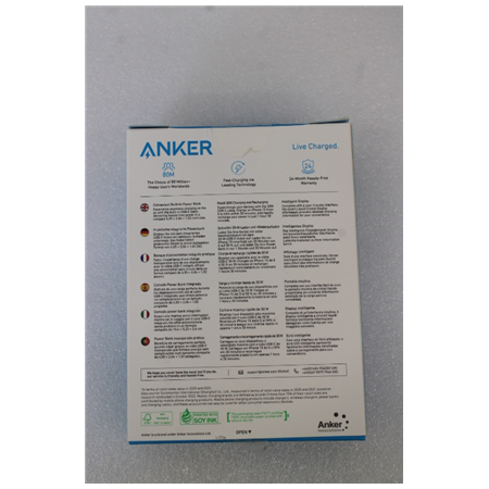 SALE OUT. Anker 545 Nano Power Bank | A1259G61 | 10000 mAh | Green | UNPACKED, SCRATCHED ON TOP