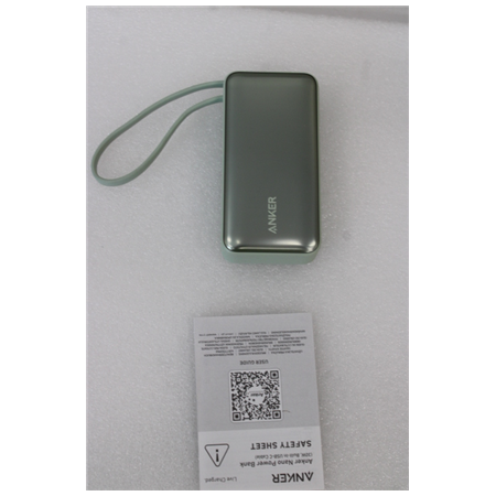 SALE OUT. Anker 545 Nano Power Bank | A1259G61 | 10000 mAh | Green | UNPACKED, SCRATCHED ON TOP