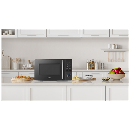 Midea Microwave oven | MMO-AM25VB(BK) | Free standing | 25 L | 900 W | Black