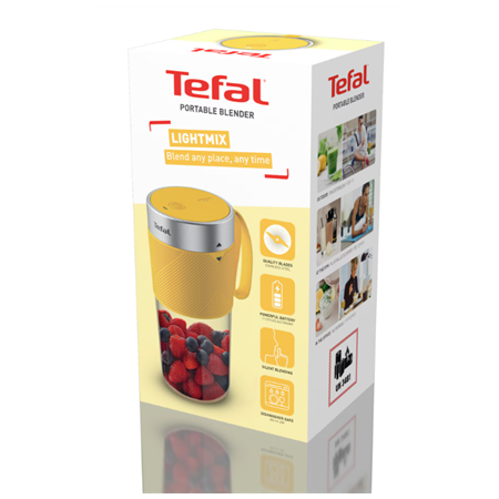 TEFAL | Blender | BL1C0230 LightMix On the Go | Tabletop | Jar material Tritan | Jar capacity 0.3 L | Yellow/Transparent