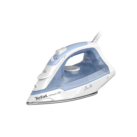 TEFAL Steam Iron | FV2C41E0 Virtuo | Steam Iron | 2000 W | Water tank capacity 240 ml | Continuous steam 27 g/min | Steam boost