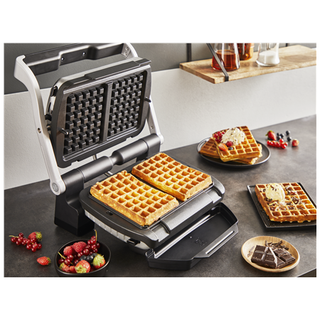 TEFAL Electric Grill | GC718D10 OptiGrill | Electric Grill | 2000 W | Stainless Steel/Black