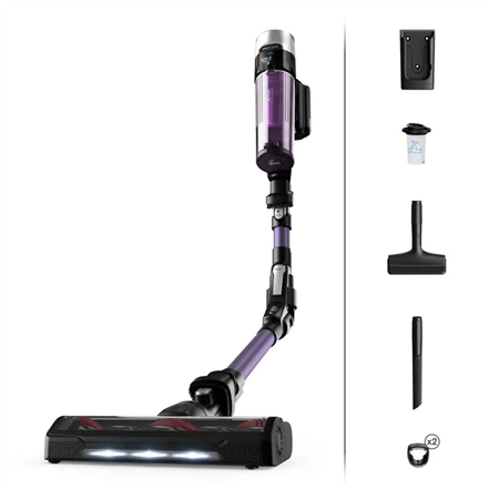 TEFAL Vacuum Cleaner | TY2039WO X-force Flex | Cordless operating | 250 W | Black/Purple