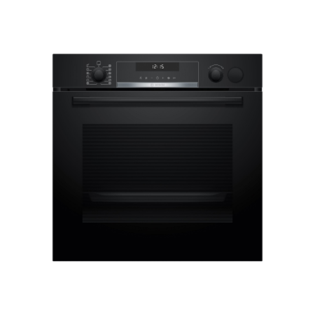 Bosch Oven | HRG578BB7 | 71 L | Electric | Pyrolysis | Knobs | Steam function | Height 59.5 cm | Width 59.4 cm | Black