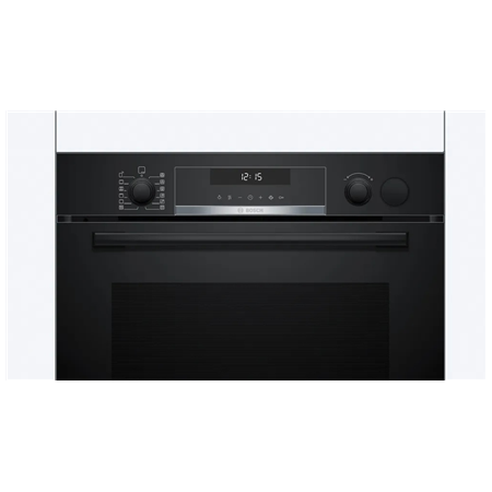 Bosch Oven | HRG578BB7 | 71 L | Electric | Pyrolysis | Knobs | Steam function | Height 59.5 cm | Width 59.4 cm | Black