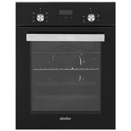 Simfer Oven | 4207DERSP.1 | 47 L | Multifunctional | Manual | Pop-up knobs | Height 59.5 cm | Width 45 cm | Black